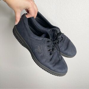 Ecco Soft Black Leather Comfort Shoes‎ Size 10